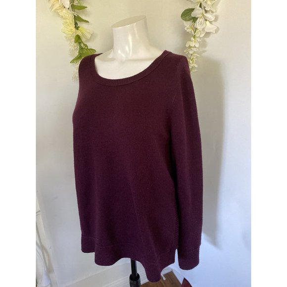 Vintage French Connection Women Purple Pullover Sweater Size Small‎ Long Sleeves - Picture 2 of 12